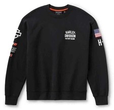 Harley Davidson Factory Racing Team Pullover SweatShirt reprint