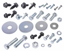 JEGS 79157 Front End Bolt Kit 1955-1959 GM Truck (2nd Series) Black Finish - Mat