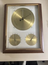Vintage 1960s Airguide Barometer Thermometer Hygrometer Humidity Weather Station