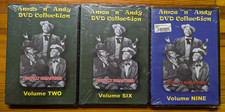 AMOS n ANDY Show DVD Collection Volumes 2 6 9 NEW 50s Black TV Show
