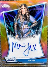 Nia Jax 2026 Topps Chrome WWE Auto Gold Refractor /50