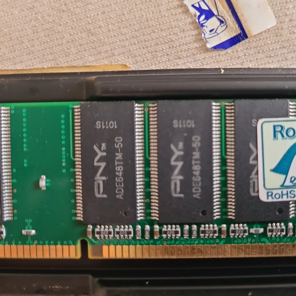 1GB DDR400 RAM 400Mhz PNY DDR400 DDCA2430.A8E6P  - Image 3 of 3