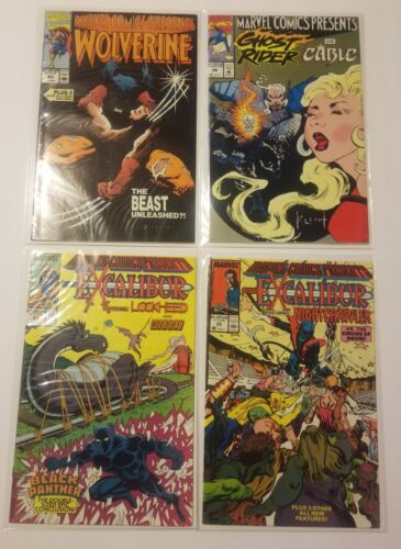 Lot MARVEL COMICS PRESENTS Black Panther Nightcrawler Wolverine 35 37 63 96  - Picture 1 of 5