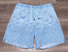 NEW Peter Millar Crown Men's Medium Beta Blue Stingray Scatter Swim Trunks M