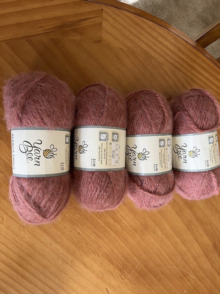 Yarn Bee Alpaca Twist Yarn Spice 4 New Skeins eBay