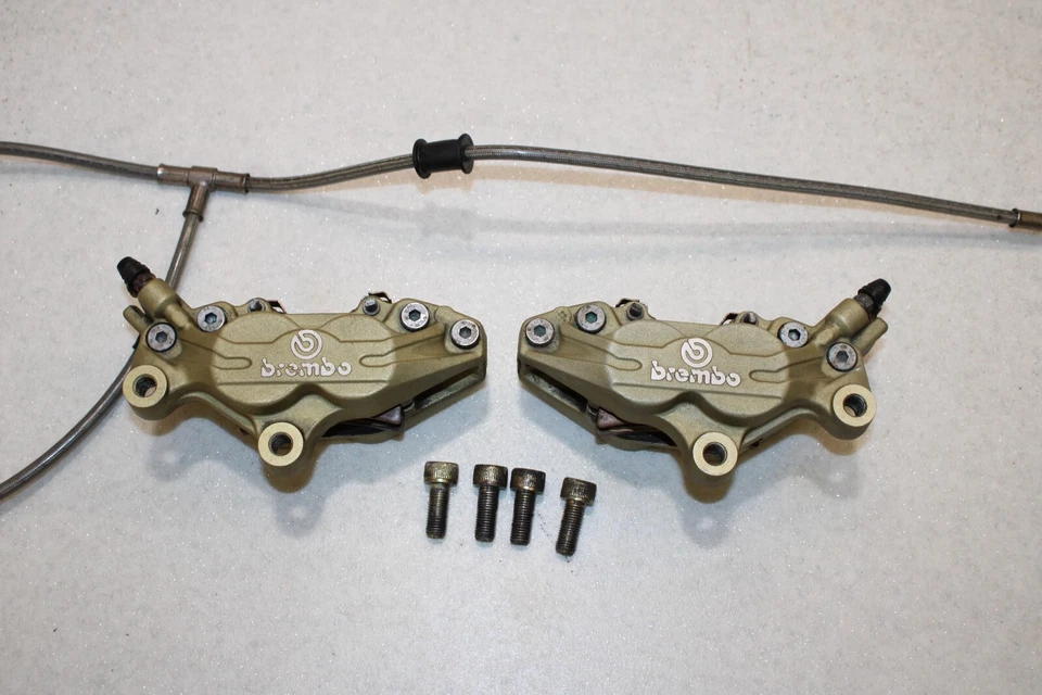 PINZAS DE FRENO DUCATI 748 996 998 OEM BREMBO PERNOS OEM MONSTER S4 R 749 999 Foto 2 de 2