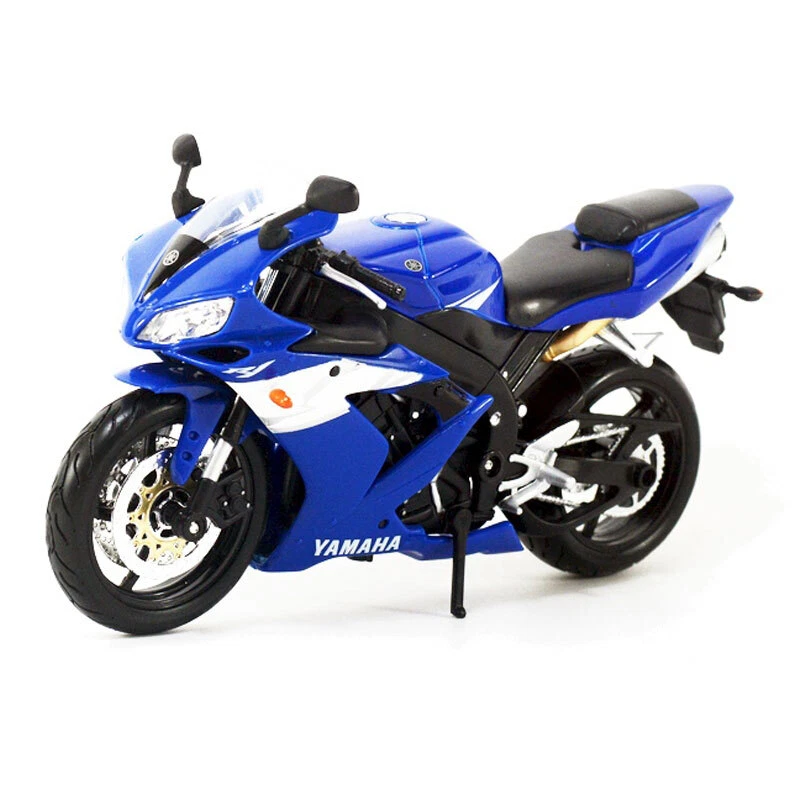 Yamaha YZF-R1 Escala 1:12 Diecast Moto Modelo Juguetes Regalos Colección Azul Foto 3 de 4