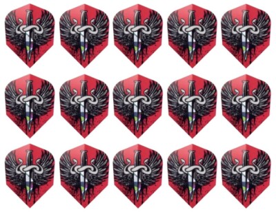 5 Sets Harrows Hologram Standard Dart Flights - Ships w/ Tracking - Dagger