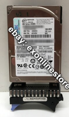 43X0832 - 146GB 10K 2.5'' Hot-Swap SAS HDD 43X0833 42C0252 Lenovo Used