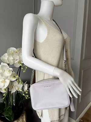 Michael Kors Kameratasche Handtasche Jet Set Medium Logo Crossbody Schulter