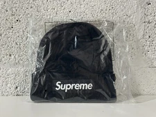 NEW Supreme New Era Box Logo Beanie Black FW21BN9 One Size