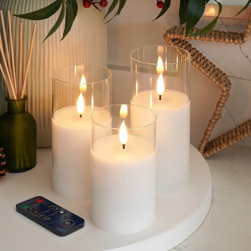 EMBER™ LED Candle Light Flameless Flickering Wax Battery Powered Sets - Picture 45 of 71