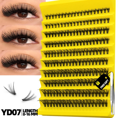 Cluster Lashes Natural Eyelash Extension Volume Individual Lashes Mixed Tray Fau