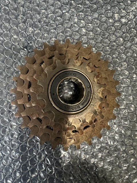 Vintage Shimano MF-Z012 5-Speed Freewheel 14-28T TEETH
