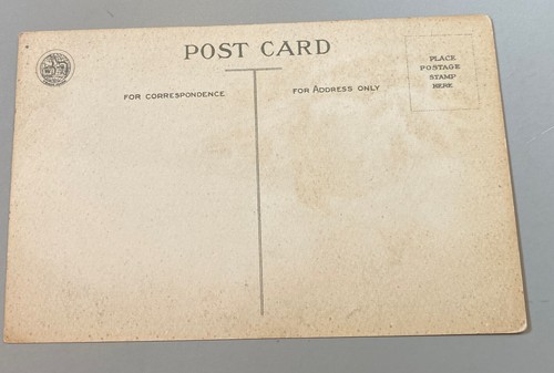 Vintage Postcard, Unposted, Merry Christmas Poem Red Birds Snow Pot Script - Picture 2 of 2