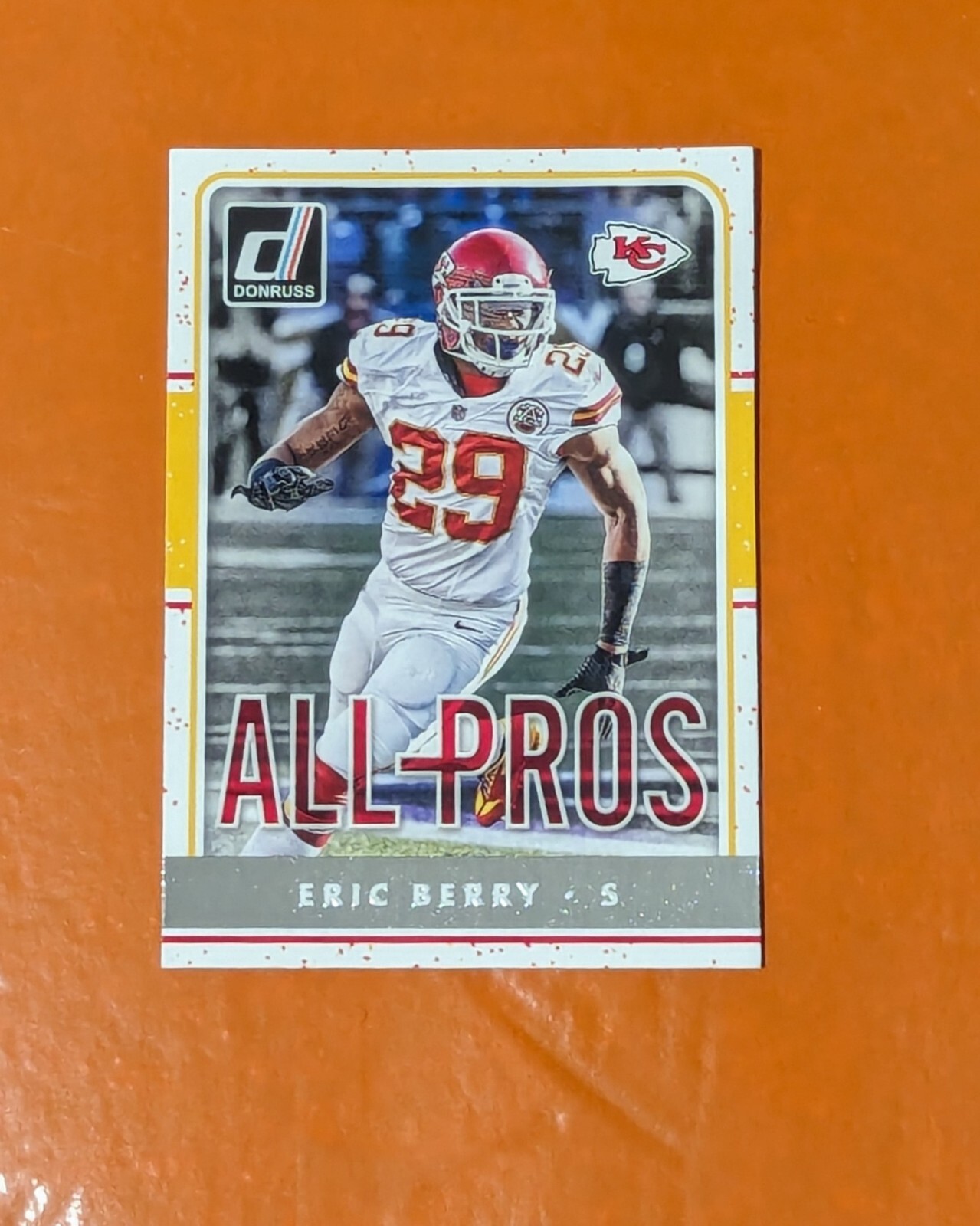 Eric Berry 2016 Donruss All-Pros Insert #18 Kansas City Chiefs