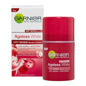 ageless white garnier