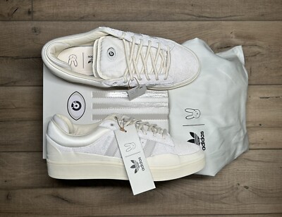adidas gazelle silver green womens Bad Bunny X adidas Campus White Cloud – LOCKERSTREET main image 0