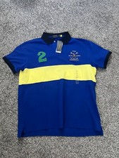 Polo Ralph Lauren Men's Slim Fit XL Colorblock Mesh Polo Shirt NEW 138