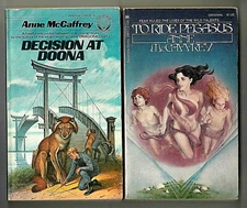 TO RIDE PEGASUS (1st US/PBO)/DECISION AT DOONA (SIGNED by Anne McCaffrey)