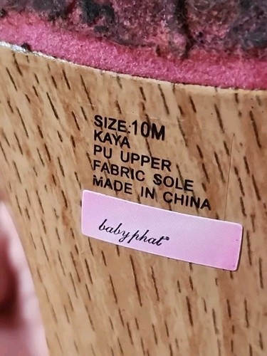 Baby Phat KAYA Pink / Dark Blue/ Purple High Heels RARE Sz 10M - Picture 5 of 14