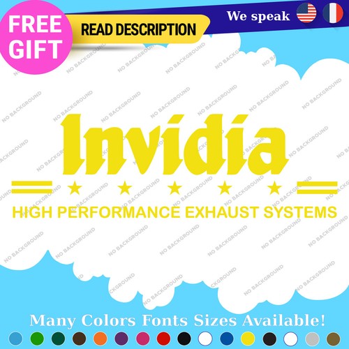 Fits Purple Invidia Exhaust System Decals Stickers Cat Back Tip Titanium Muffler - Picture 19 of 51