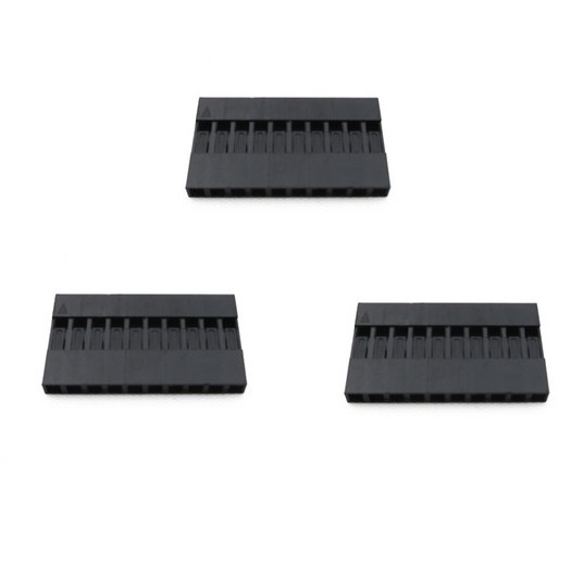 100PCS Dupont Head 2.54mm 1X 1P 2P 3P 4P 1X1P 1X2P Dupont Plastic Shell Pin Head
