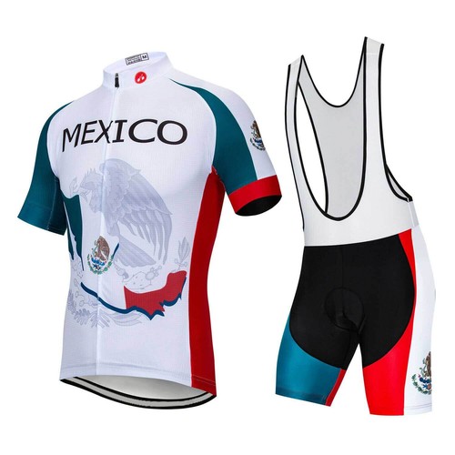 Countries Cycling Team Kit Men's Short Sleeve Cycling Jersey and Bib Shorts Set - Picture 19 of 19