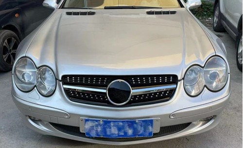 Für 2007-09 Mercedes Benz R230 SL550 Frontstoßstange Lüftungsgitter Gitter Neu - Picture 5 of 5