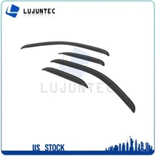 Window Visor Rain Guard Compatible with 07-13 Silverado/Sierra 1500 Extended Cab