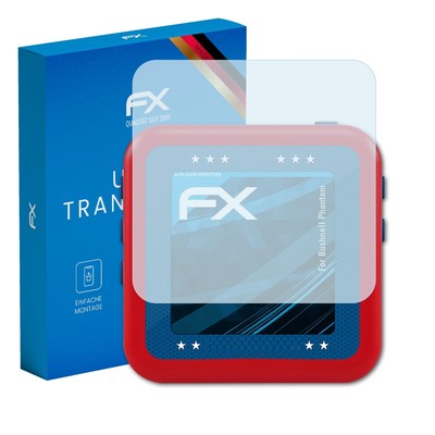 atFoliX 3x Displayschutzfolie für Bushnell Phantom Schutzfolie klar Folie