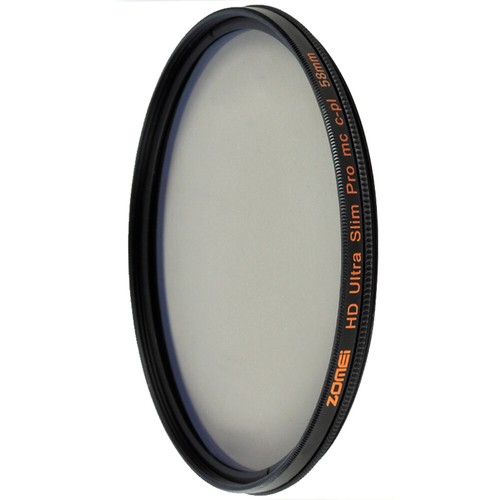 ZOMEI 58mm U-HD Slim MC-CPL Circular Polarizing Filter for Canon Nikon Camera