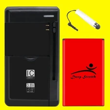 Deep Stretch 3020 mAh Rechargeable Battery Charger for ZTE Velocity MF923 Phones