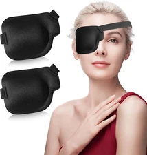 2Pcs 3D Right Eye Patches For Adults, Adjustable Medical Lazy E