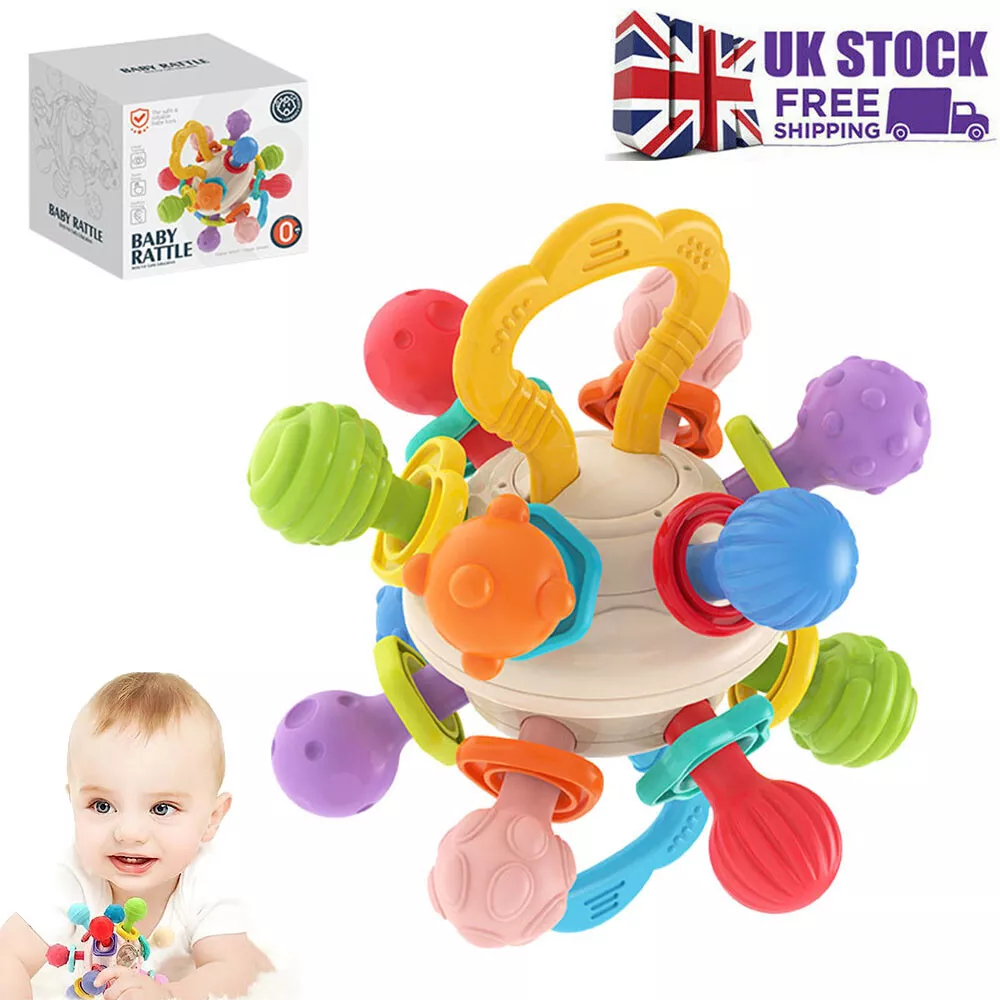 Sensory Teether Toys Ball Rattle