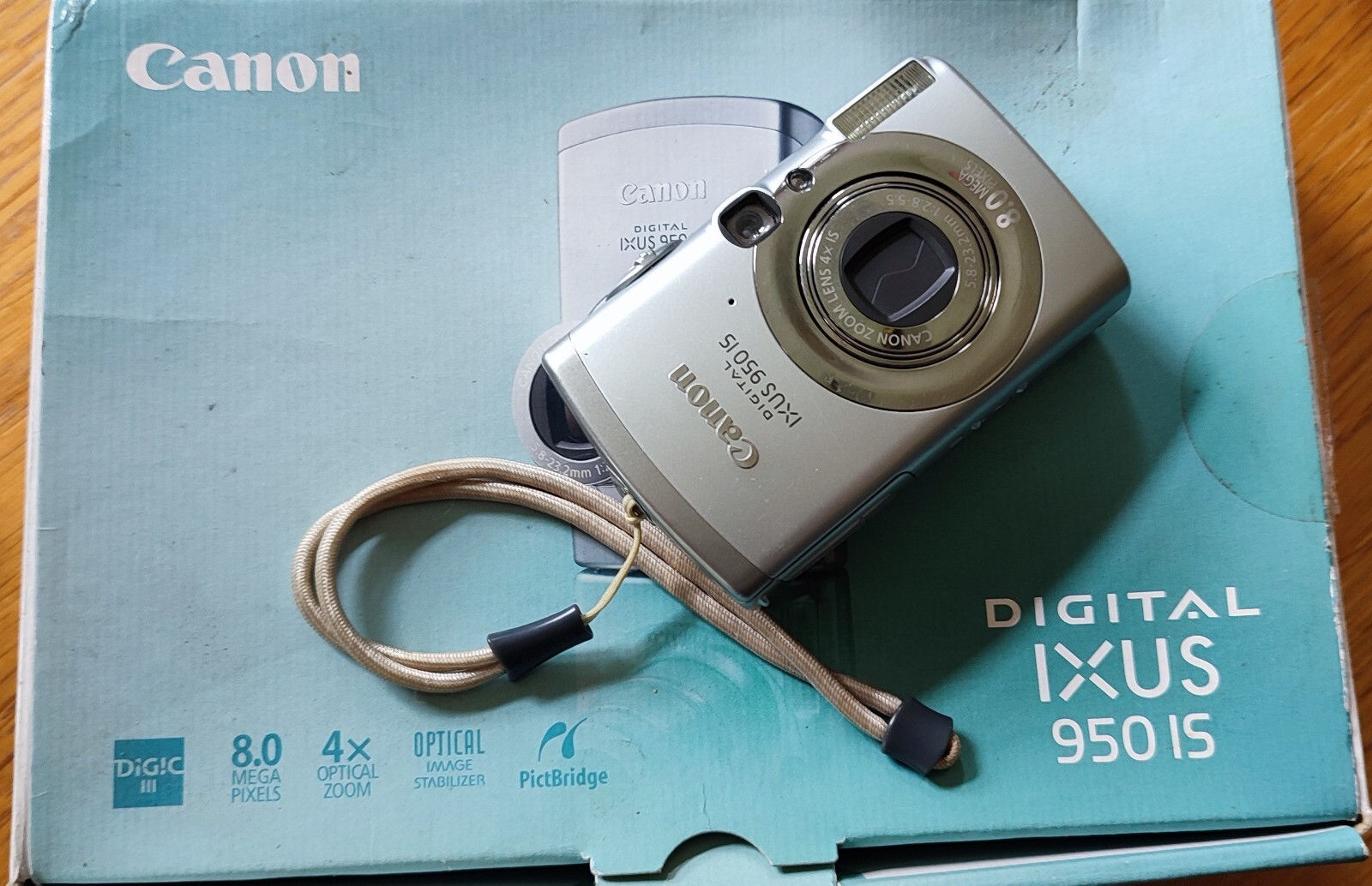 Canon Digital IXUS 950 IS with 16gb Memory Card eBay