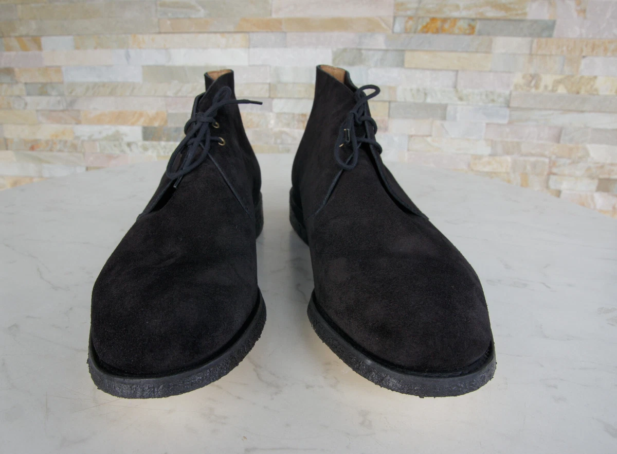 Botines Church's EU 45 UK 11 SAHARA De Crepé Negros NUEVOS Antiguo PVPR 870€
