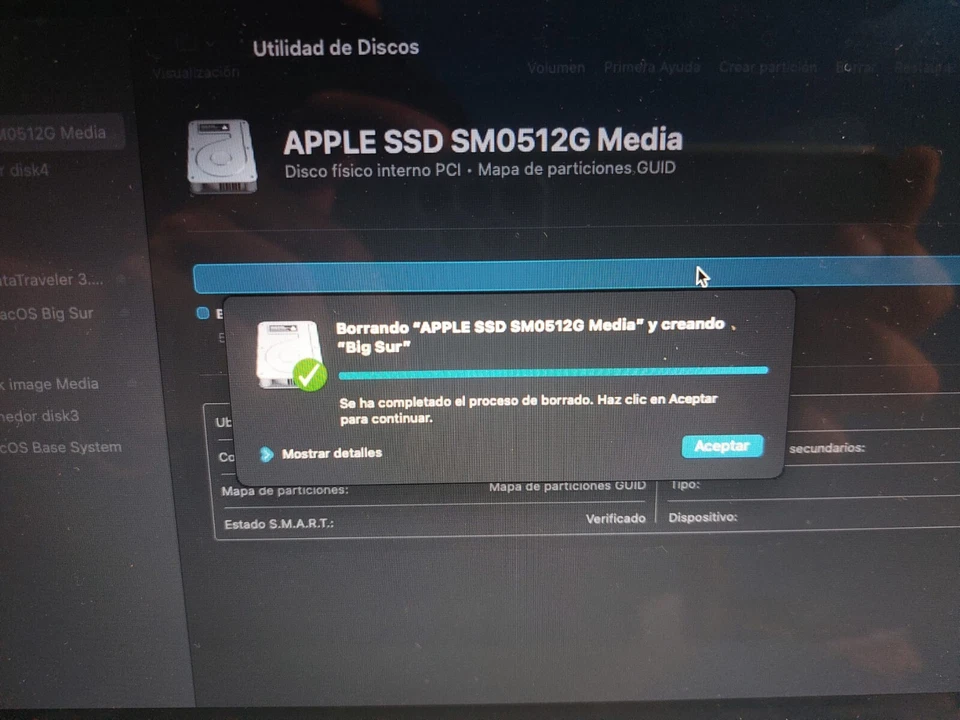 Disco Duro Flash Apple Macbook Pro 512 a1398 2014 2015 SSD MZ-JPV5120/0A4 - Imagen 2 de 3