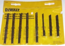 Dewalt DW3790 Jigsaw Blade Variety Pk Wood Aluminum Steel U-Shape Connection 8pc