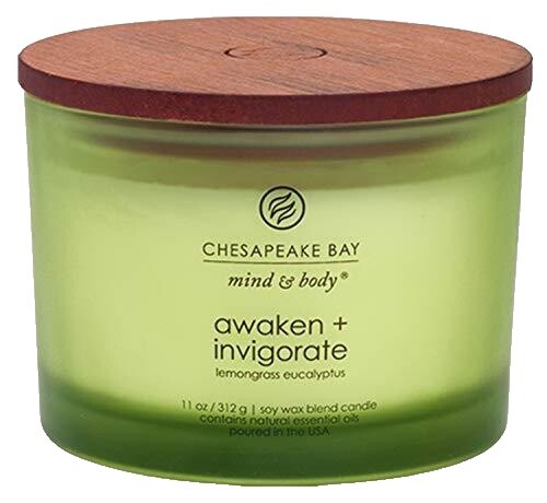Chesapeake Bay Medium Jar Candles Duo - Cashmere Jasmine & Lavender Thyme | Soy Wax, Essential Oils, Frosted Glass - View #6