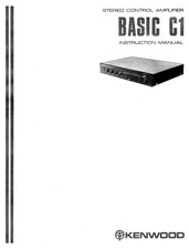 Bedienungsanleitung-Operating Instructions für Kenwood Basic C1 