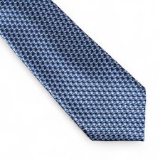 Alfani Men's Glencoe Mini-Geo Tie Necktie Slim Modern 2 3/4" Lt Blue OS 55