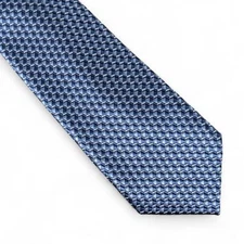 Alfani Men's Glencoe Mini-Geo Tie Necktie Slim Modern 2 3/4" Lt Blue OS $55