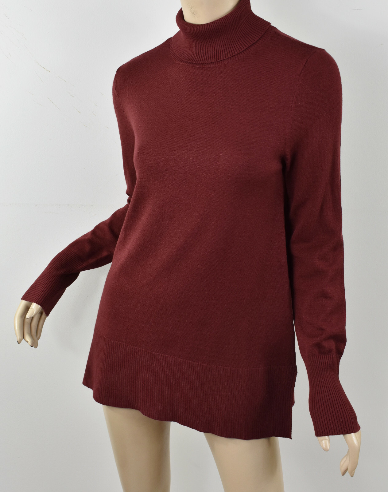 LINE TURTLENECK Tunic Sweater XS | eBay