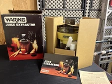 Waring Juice Extractor Vegetable Fruit Juicer USA JE503-3 Harvest, Vintage, New