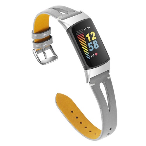 Replacement For Fitbit Charge 6 5 4 3 2 Genuine Leather Strap Wrist Watch Band - Picture 21 of 23