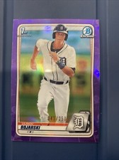 Ulrich Bojarski 2020 Bowman Chrome Purple Refractor /250 Detroit Tigers