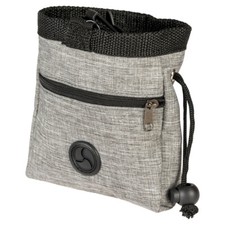 Duvo+ Belohnungsbeutel Grau 7x14cm Hund Leckerli & Kotbeutelspender