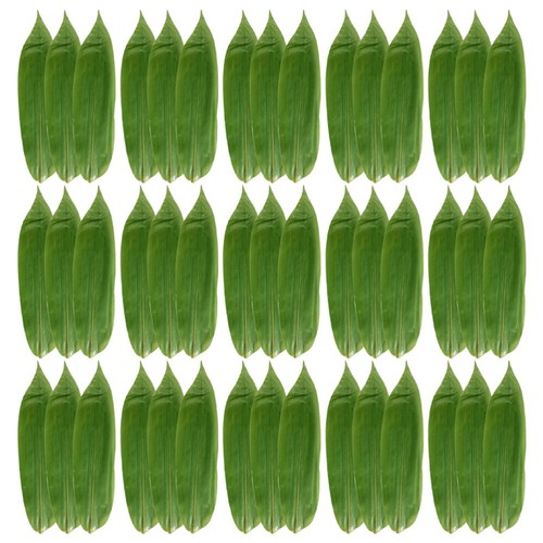 200 Pcs Anordnung Aus Bambusblättern Sushi-Zubehör Sashimi Plattendekor