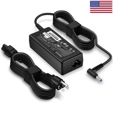 Charger for HP Laptop Computer 65W 45W Smart Blue Tip Power Adapter Envy x360
